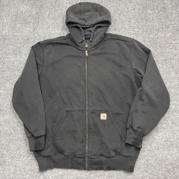 Carhartt Hoodie Mens XL Full Zip Original Fit Workwear Hooded Jacket - Picture 1 of 15